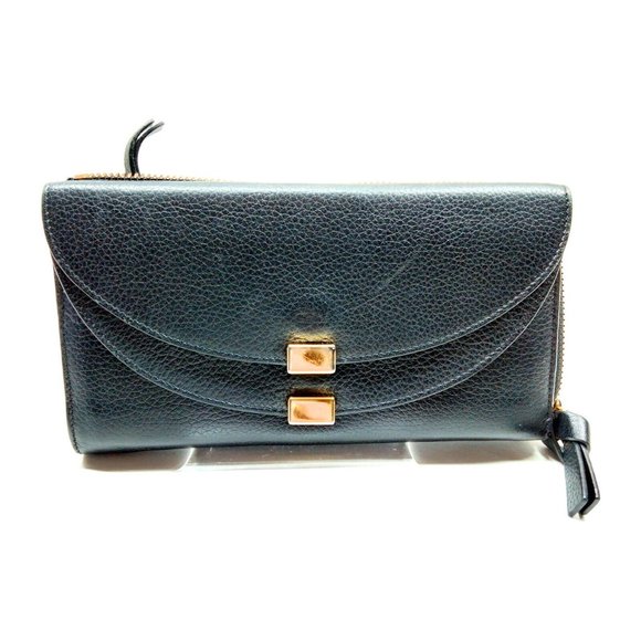 Chloe Long Wallet Black Leather 2222712 - Picture 1 of 9